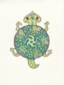 Turtle design by Meredith Eliassen.